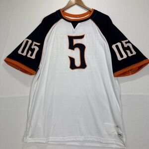VTG‎ FUBU 90s Denver Broncos  Jersey 05 Sz XL White/ Orange Rare